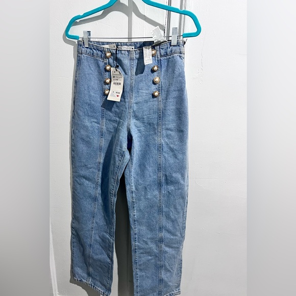 Blue Zara Jean size 6 - Picture 1 of 3